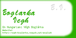boglarka vegh business card